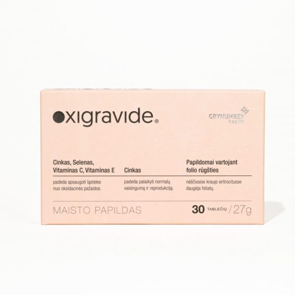 Oxigravide®, 30 tablečių